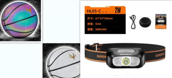 Kompakte LED-Stirnlampe mit Sensor & USB-Ladung - Image 10