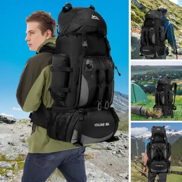 90L Trekking-Rucksack wasserdicht Outdoor - Image 8