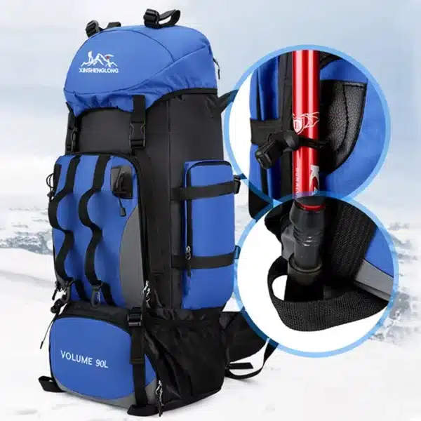 90L Trekking-Rucksack wasserdicht Outdoor - Image 3