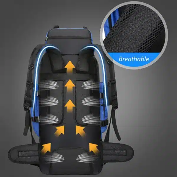 90L Trekking-Rucksack wasserdicht Outdoor - Image 4