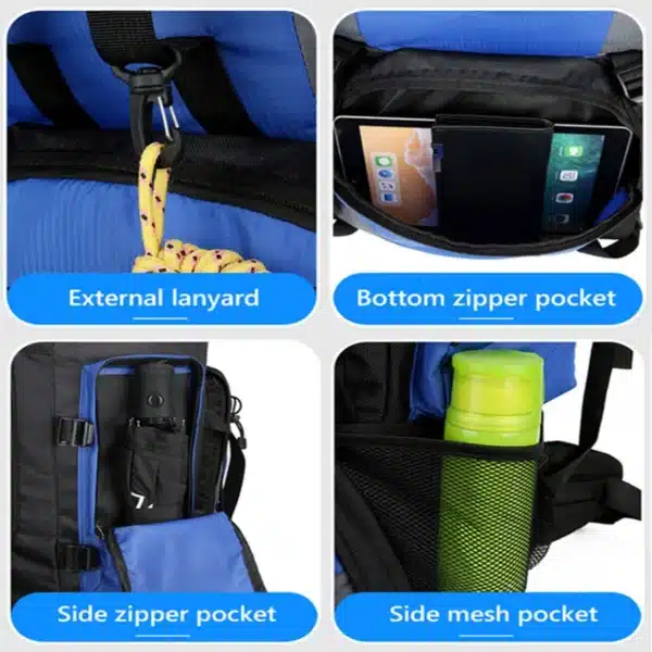 90L Trekking-Rucksack wasserdicht Outdoor - Image 5